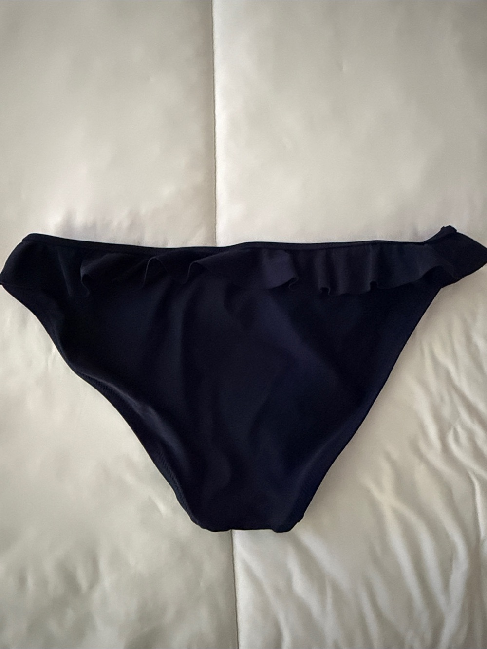 J. Crew Navy Ruffle Bikini Set - Picture 4 of 8